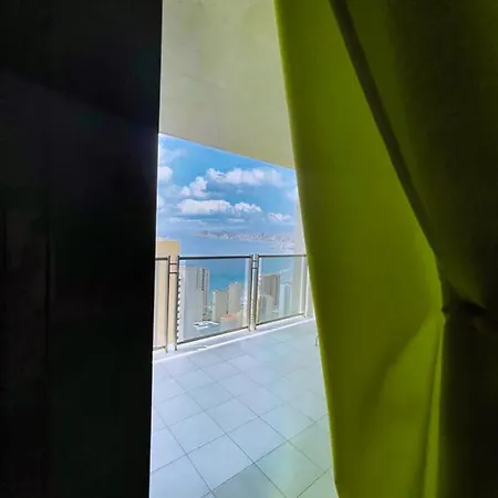 Beautiful Apartment Near Beach With Panoramic Sea-View Benidorm Exterior photo