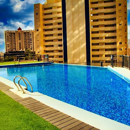 Beautiful Apartment Near Beach With Panoramic Sea-View Benidorm Exterior photo
