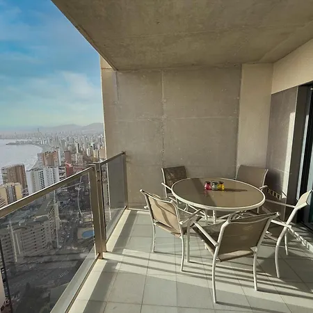 Beautiful Apartment Near Beach With Panoramic Sea-View Benidorm Exterior photo